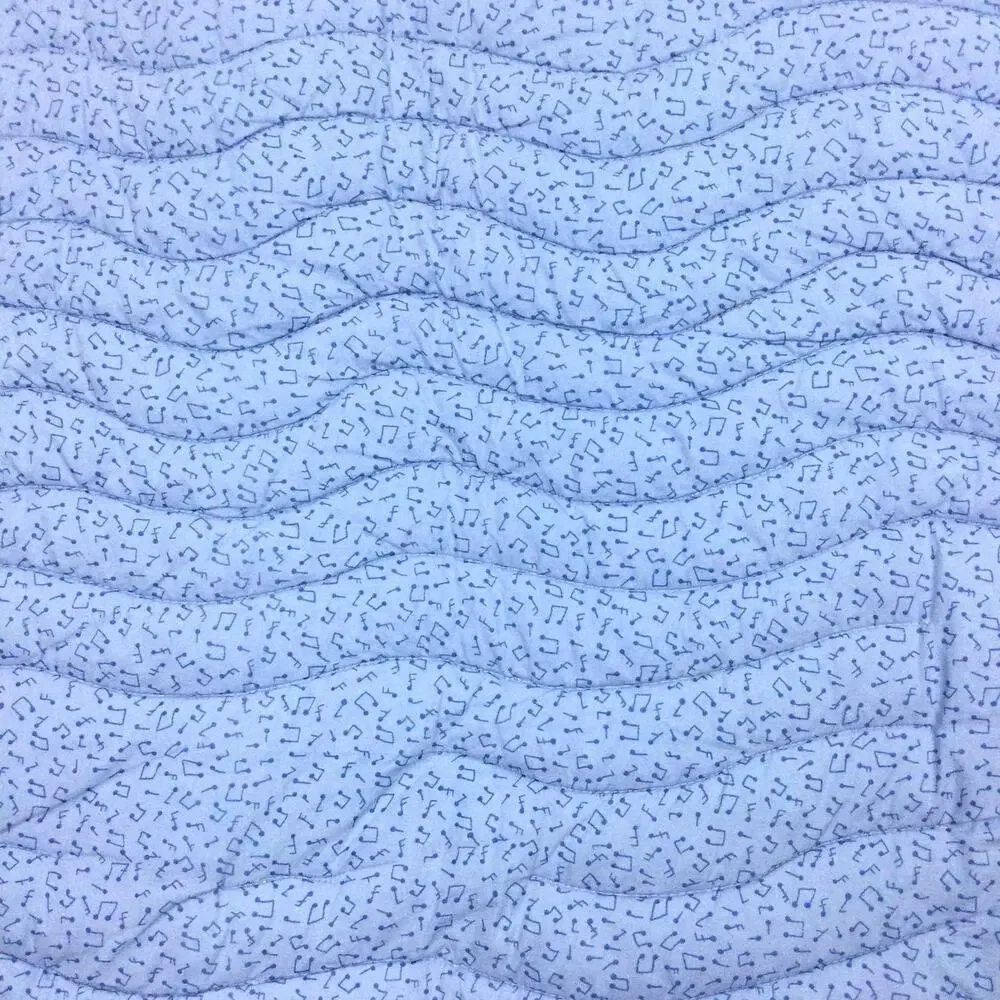 Carter's Yoko Ono John Lennon Real Love Animal Blue Baby Quilted Blanket 33 X 44